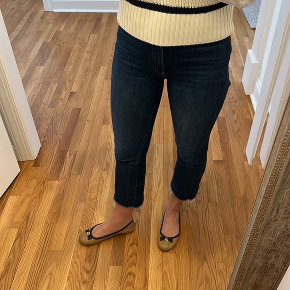 Tory Burch sz 9
Eddie Logo Bow Two-Tone Ballerina Flat, Clay Beige/Black - Picture 9 of 9